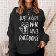 Raccoon Lover Sweatshirt for Women - Cute & Comfortable Design Gifts for Her