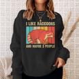 Raccoon Lover Sweatshirt - Introvert Unisex Cozy Style Gifts for Her