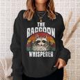 Raccoon Lover Sweatshirt - Vintage Retro Style for Animal Fans Gifts for Her
