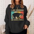 Raccoon Lover Unisex Sweatshirt - Cozy Introvert Essential Gifts for Her
