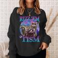 Raccoon Meme Sweatshirt - Retro Humor | Unisex Casual Wear Gifts for Her