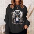 Raccoon Noodle Sweatshirt | Unisex Casual & Fun Design Gifts for Her