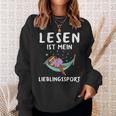 Reading Books Chain Reader Bookworm Book Lovers Saying Sweatshirt Geschenke für Sie