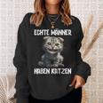 Real Have Cats Cat Sayings Cat Sweatshirt Geschenke für Sie