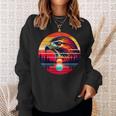 Red-Tailed Hawk Bird Sunset Retro Style Safari Vintage 70S Sweatshirt Gifts for Her