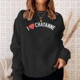 Regalo Para El Primer Nombre Chayanne I Love Chayanne Camisa de entrenamiento Regalos para ella