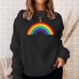 Regenbogen Mit Schönen Bunten Farben Retrointage Sweatshirt Geschenke für Sie