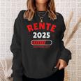 Rente 2025 Der Countdown Lauft Das Lustige Rentner Sweatshirt Geschenke für Sie