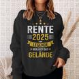 Rente 2025 Legend Leaves Terrain For Retirees Sweatshirt Geschenke für Sie