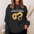 Reptile Lover Easily Distracted By Hognose Snakes Sweatshirt Gifts for Her