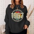 Retro 56 Yearsintage 1967 Limited Edition 56Th Birthday Sweatshirt Geschenke für Sie