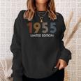 Retro 70 Jahre Jahrgang 1955 Limited Edition 70 Geburtstag Sweatshirt Geschenke für Sie