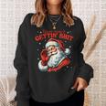 Retro You Ain't Getting Shit Santa Christmas Clothing Sweatshirt Gifts for Her
