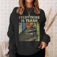Retro Raccoon Lover Camping Sweatshirt - Unisex Outdoor Fun Gifts for Her