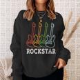 Rockstar Children'sintage Guitar Rockstar Sweatshirt Geschenke für Sie