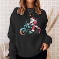 Santa Claus Motorcycle Vintage Christmas Biker Lover Sweatshirt Gifts for Her