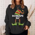 Schnapps Elf Outfit Christmas Family Elf Christmas Sweatshirt Geschenke für Sie