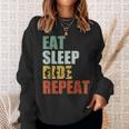 Scooter & Patinete Skater Regalo Eat Sleep Ride Repeat Camisa de entrenamiento Regalos para ella
