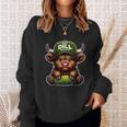 Scottish Cute Highland Cow Pickle Hat Just Dill With It Sweatshirt Gifts for Her