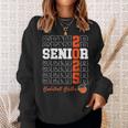 Senior 2025 Basketball Brother Class Of 2025 Proud Bro Sweatshirt Gifts for Her