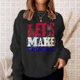Sexy 4th Of July Shirt USA America Lets Make Fireworks Love Sweatshirt Gifts for Her