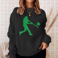 Shamrock Baseball St Patrick's Day For Boys Sweatshirt Gifts for Her