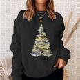 Shark Christmas Tree Xmas Diving Sweatshirt Geschenke für Sie