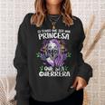 Si Tengo Que Ser Una Princesa Que Sea Guerrera 8 Marzo Cuello Camisa de entrenamiento Regalos para ella