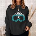 Skiing Winter Sports Apres-Ski Sweatshirt Geschenke für Sie