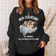 My Sleep Hund Aussie Australian Shepherd Humor Sweatshirt Geschenke für Sie