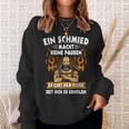 Smith Forged Apron Anvil Saying Man Fun Sweatshirt Geschenke für Sie