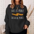 Sols El Poble Salva Al Poble Solo El Pueblo Salva Al Pueblo Camisa de entrenamiento Regalos para ella