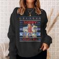Sorry Merica's Full Trump Ugly Christmas Sweatshirt Gifts for Her