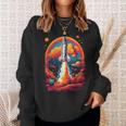 Space Travel With Space Shuttle Rocket Astronaut Dream Sweatshirt Geschenke für Sie