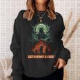 Lets Start A Cultintage Cosmic Horror Cthulhu Cult Sweatshirt Geschenke für Sie