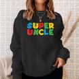 Superhero Uncle From Nephew Or Niece Super Uncle Sweatshirt Geschenke für Sie