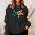 Swifty Fan Merchandise Ns Colourful Taylor Outfit Drip Sweatshirt Geschenke für Sie