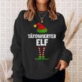 Tattooed Elf Partner Look Elves Family Outfit Christmas Sweatshirt Geschenke für Sie