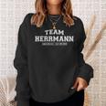 Team Herrmann Stolze Familie Nachname Sweatshirt Geschenke für Sie