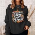 Thanksgiving Food Gravy Boat Captain Premium Sweatshirt Gifts for Her