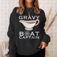 Thanksgiving Gravy Boat Captain I Love Gravy Premium Sweatshirt Gifts for Her