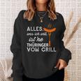 With Thuringerom Grill Grillfest Sweatshirt Geschenke für Sie