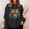 Tigre Animal Arte Diseño Tigre Camisa de entrenamiento Regalos para ella