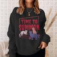 Time To Summon Satanic Cats With Pentagram Cat Pet Sweatshirt Geschenke für Sie