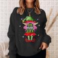 Tired Elf Outfit Christmas Family Christmas Sweatshirt Geschenke für Sie