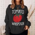 Tomato Whisperer Fathers Day Gardening Dad-Dy Dada Gardener Sweatshirt Gifts for Her