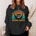 Trash Panda Raccoon Sweatshirt - Fun Animal Lover Gift Gifts for Her