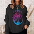 Tree Of Life Spiritual Moon Phases Yoga Sweatshirt Geschenke für Sie