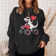 Trex Dinosaur Valentines Day For Boys Toddler Sweatshirt Gifts for Her
