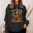 Tung Tung Tung Sahur Meme Brainrot Humor Gen Z Sweatshirt Gifts for Her
